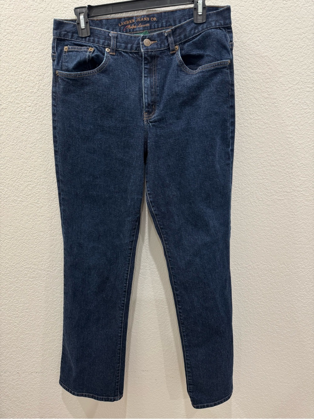 Lauren Jeans Co Ralph Lauren Jeans Womens 12 Dark Wash Bootcut Stretch Denim